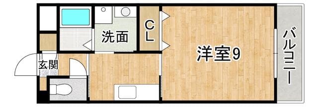 久留米市 国分町 (南久留米駅 ) 101 1K