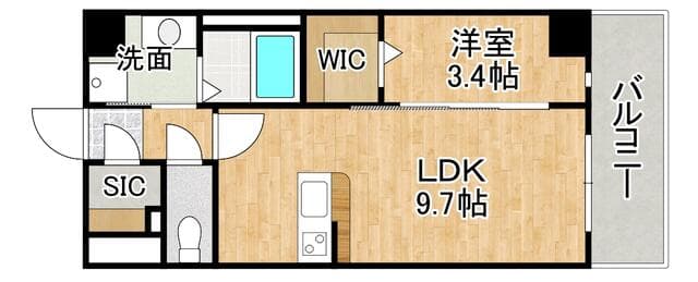 ラルヴェール和白駅前 202 1LDK